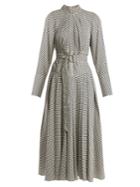 Diane Von Furstenberg Rowe Dot-print Stretch-silk Dress