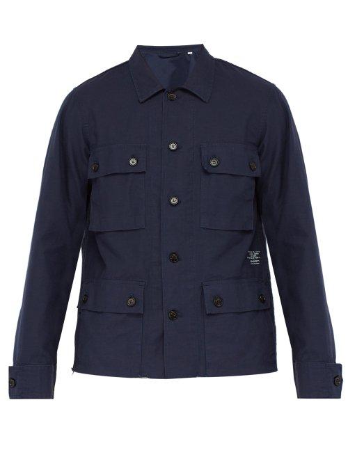 Matchesfashion.com President's - Salvation Cotton Field Jacket - Mens - Navy
