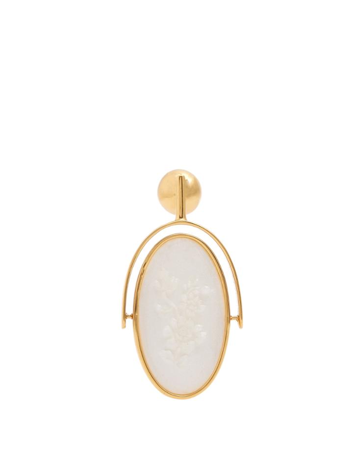 Ellery Moon Eye Oval Single Earring