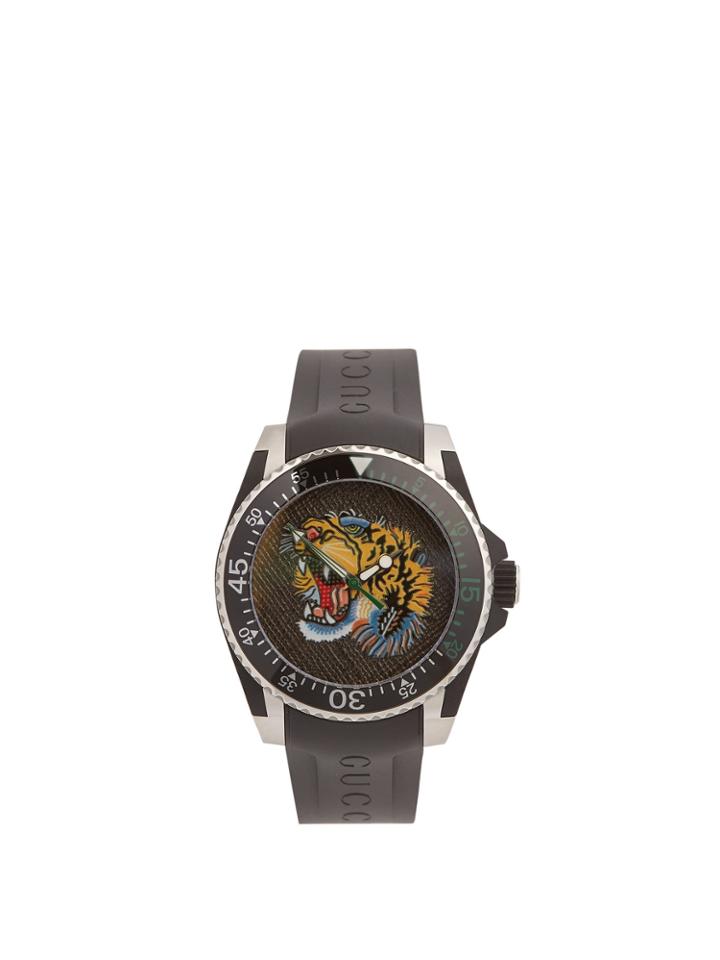 Gucci Dive Angry-tiger Watch
