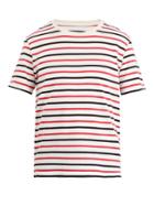 Maison Margiela Set Of Three Striped Cotton-jersey T-shirts