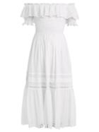 Rebecca Taylor Nouveau Off-the-shoulder Cotton Dress