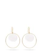 Matchesfashion.com Isabel Marant - Crystal Drop Hoop Earrings - Womens - Gold