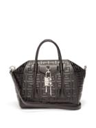Givenchy - Antigona Lock Mini 4g Leather Shoulder Bag - Womens - Black