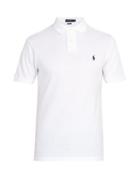 Matchesfashion.com Polo Ralph Lauren - Slim Fit Cotton Polo Shirt - Mens - White