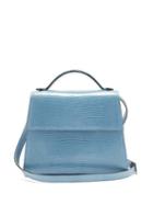 Matchesfashion.com Hunting Season - Top-handle Lizard-leather Bag - Womens - Blue