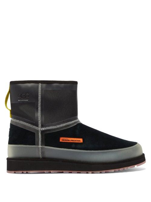 Matchesfashion.com Heron Preston - X Ugg Urban Tech Suede Ankle Boots - Mens - Black