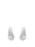 Matchesfashion.com Balenciaga - Distorted Hoop Earrings - Womens - Silver