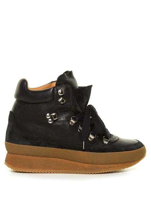 Isabel Marant Toile Brent Concealed-wedge Ankle Boots