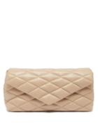 Saint Laurent - Sade Ysl-logo Quilted Leather Clutch Bag - Womens - Beige