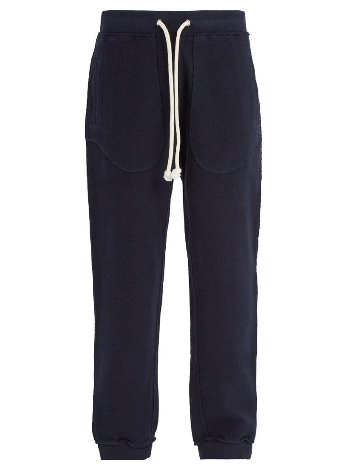 Maison Margiela Raw-edge Cotton Track Pants