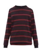 Matchesfashion.com Raey - Long Sleeved Striped Cotton Jersey T Shirt - Mens - Navy Stripe