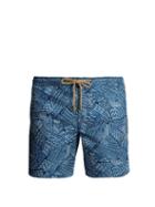 Matchesfashion.com Thorsun - Titan Fit Tile Print Swim Shorts - Mens - Blue