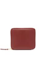 Matchesfashion.com Comme Des Garons Wallet - Leather Zip Wallet - Womens - Red