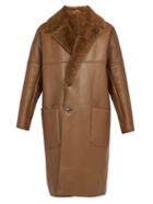 Matchesfashion.com Berluti - Shearling Lined Leather Coat - Mens - Camel