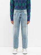 Liberal Youth Ministry - Panelled Denim Straight-leg Jeans - Mens - Blue