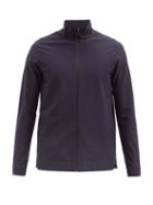 Matchesfashion.com Jacques - Sprint Zipped Ribbed Track Top - Mens - Navy