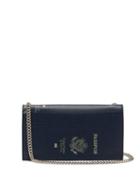 Matchesfashion.com Vetements - Passport Print Leather Cross Body Bag - Womens - Navy