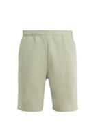 Fendi Mid-rise Elasticated-waist Cotton-blend Shorts