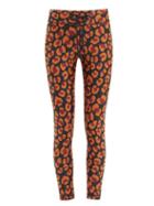 Matchesfashion.com The Upside - Leopard Print Technical Jersey Leggings - Womens - Red Print