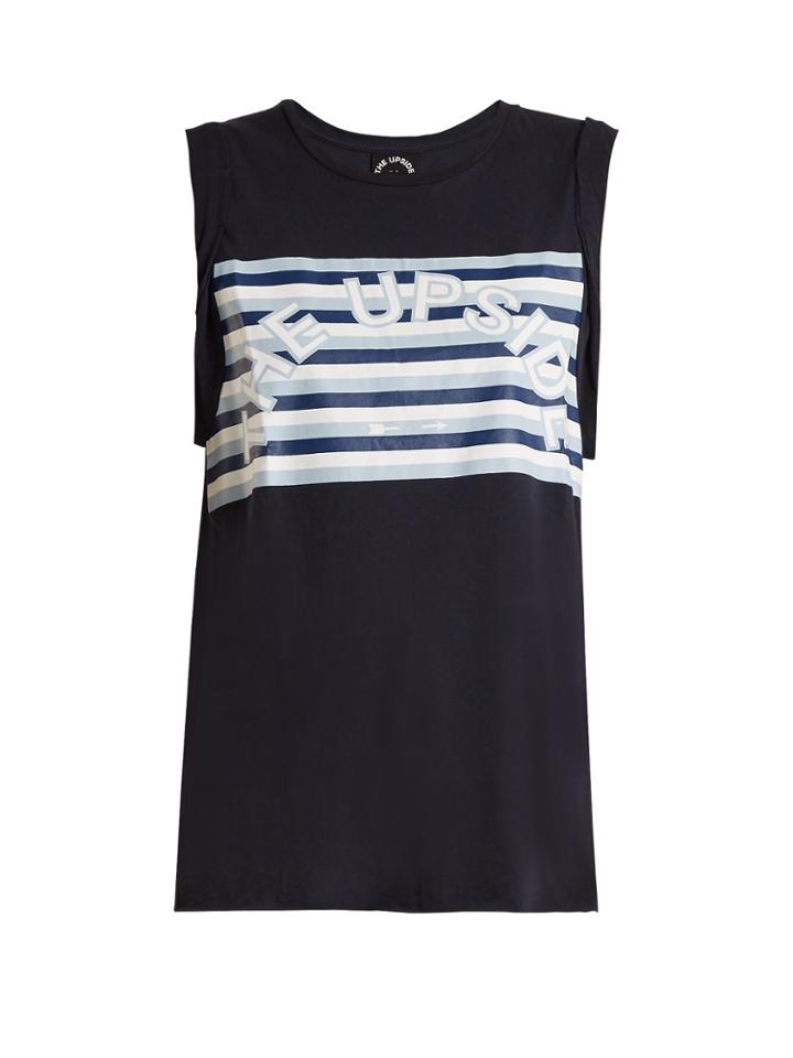 The Upside Rainbow-print Performance Tank Top