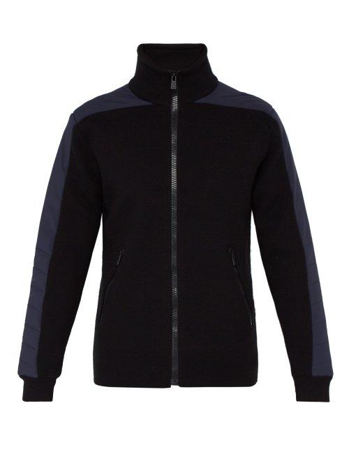 Matchesfashion.com Aztech Mountain - Bear Paw Wool Zip Through Sweater - Mens - Black
