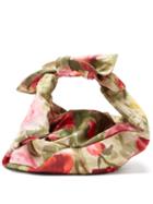 Matchesfashion.com Simone Rocha - Wrap Baby Floral Print Satin Bag - Womens - Multi