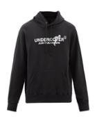 Undercover - Logo-print Cotton-jersey Hooded Sweatshirt - Mens - Black