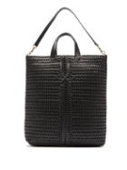 Matchesfashion.com Anya Hindmarch - The Neeson Woven-leather Tote Bag - Womens - Black