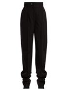 Lemaire High-rise Wool Straight-leg Trousers