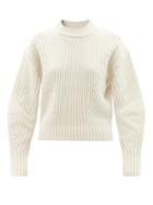 Joseph - Ribbed-knit Merino-blend Sweater - Womens - Ivory Multi