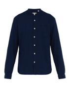 Matchesfashion.com Oliver Spencer - Washed Cotton Shirt - Mens - Blue