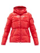 Matchesfashion.com 4 Moncler Simone Rocha - Callitris Floral-embroidered Technical Jacket - Womens - Red