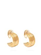 Matchesfashion.com Aurlie Bidermann - Thalia Gold Plated Hoop Earrings - Womens - Gold