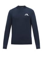 J.lindeberg - Gus Logo-intarsia Sweater - Mens - Navy
