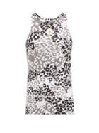 Matchesfashion.com Adidas By Stella Mccartney - Truepurpose Leopard-print Jersey Tank Top - Womens - Animal