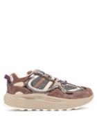 Matchesfashion.com Eytys - Jet Turbo Low Top Suede Trainers - Womens - Beige Multi