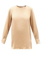 Matchesfashion.com Max Mara - Sava Blouse - Womens - Camel