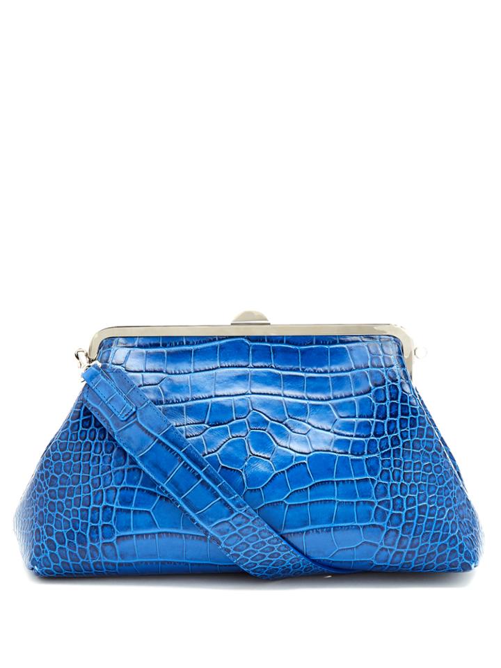Marques'almeida Crocodile-effect Leather Bag