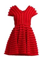 Matchesfashion.com Emilio De La Morena - Zelda Ruffled Cocktail Dress - Womens - Red