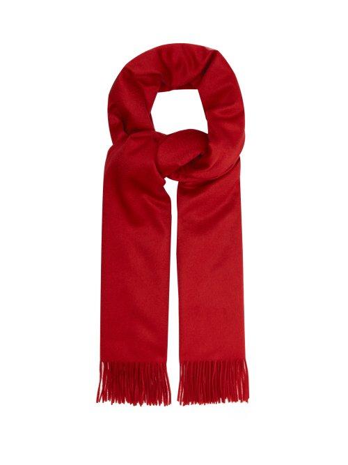Matchesfashion.com Max Mara - Baci Cashmere Scarf - Womens - Red