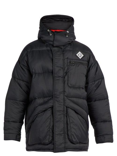 Matchesfashion.com Givenchy - Oversized Padded Shell Jacket - Mens - Black