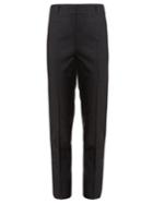Saint Laurent High-rise Slim-leg Wool Cropped Trousers