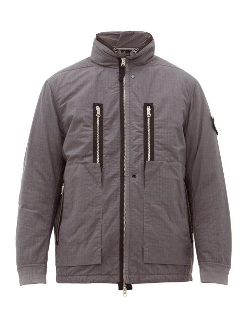 Matchesfashion.com Stone Island Shadow Project - Naslan Ripstop Field Jacket - Mens - Grey