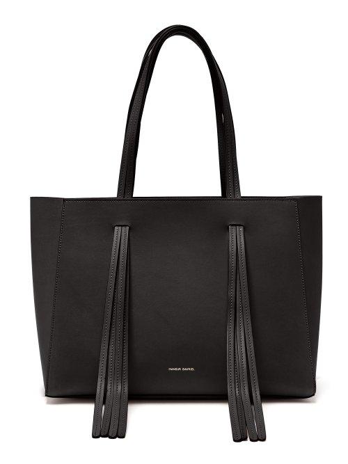 Matchesfashion.com Mansur Gavriel - Fringe Leather Tote - Womens - Black