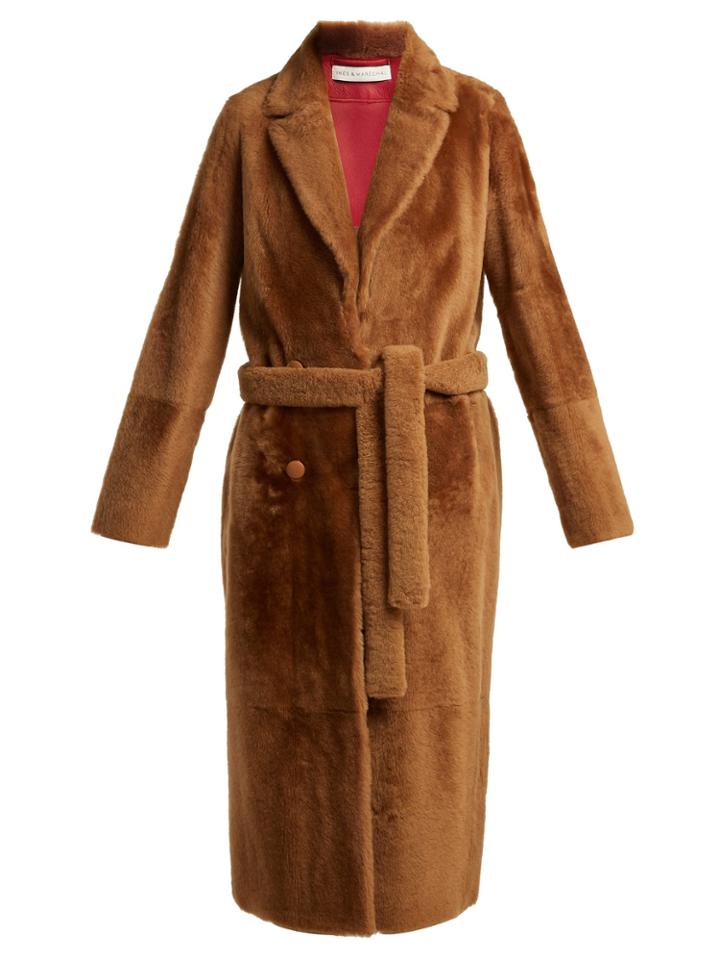 Inès & Maréchal Dakota Lacaune Shearling Coat