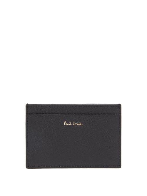 Matchesfashion.com Paul Smith - Mini Cooper-printed Grained Leather Cardholder - Mens - Multi