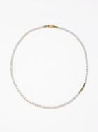 Roxanne Assoulin - Baseline Cubic Zirconia & Gold-plated Necklace - Womens - Blue Multi