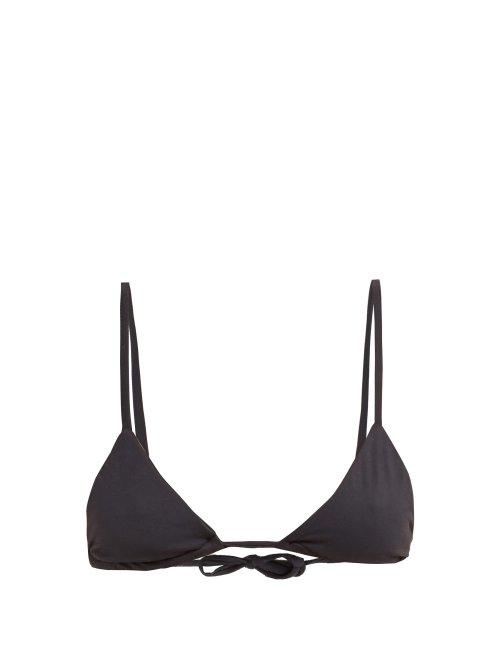 Matchesfashion.com Talia Collins - The Triangle Bikini Top - Womens - Black