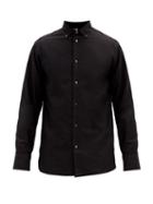 Matchesfashion.com The Row - Robert Cotton-oxford Shirt - Mens - Black